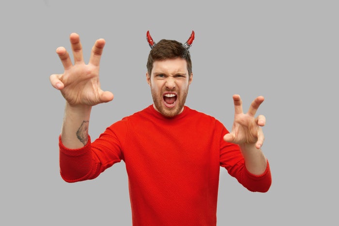 Man wearing a Devil Halloween costume | Gillette UK