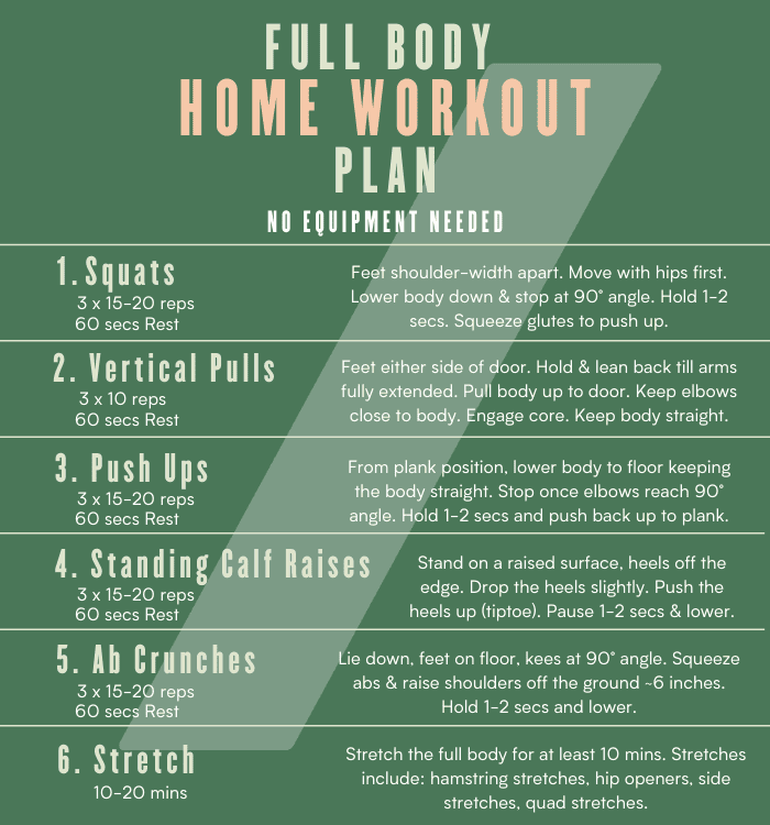 Home Workout Plan