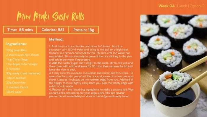 Vegan Maki Sushi Rolls