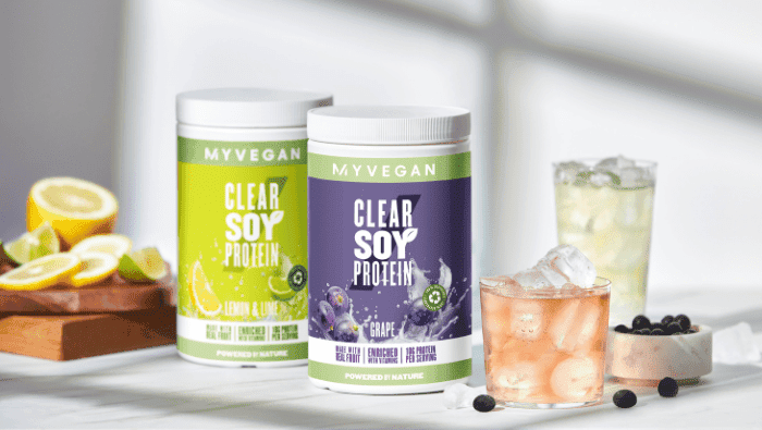 Clear Soy Protein Isolate Powder | Myvegan