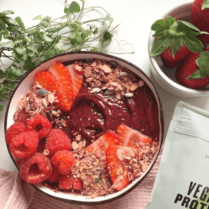 White Chocolate Raspberry Vegan Protein Blend | Myvegan