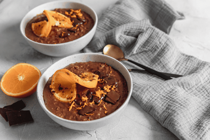 chocolate orange oats