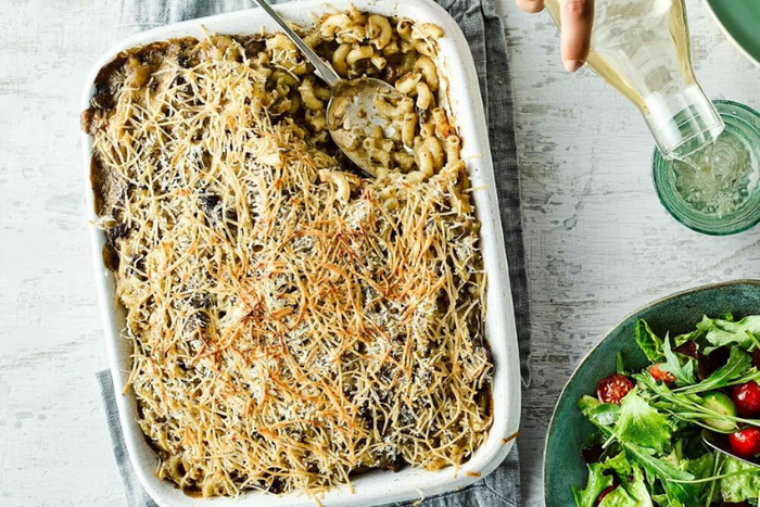 vegan mushroom mac and cheese