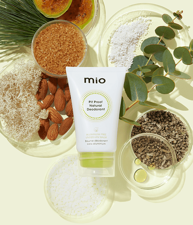 Mio Deodorant with spices in the background