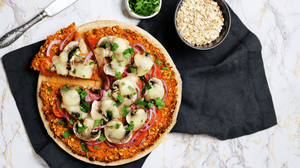 Sweet Potato Pizza Recipe | Myvegan x Plant Power