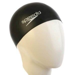 Kinder Silikon Badekappe in Schwarz