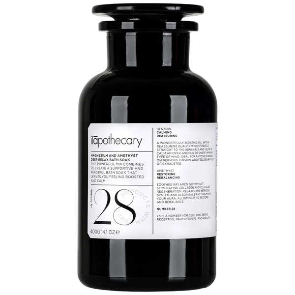 ilapothecary Magnesium and Amethyst Deep Relax Bath Soak 400ml_0