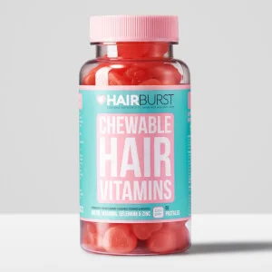 Hairburst 草莓口味维生素咀嚼胶囊 | 60 粒装