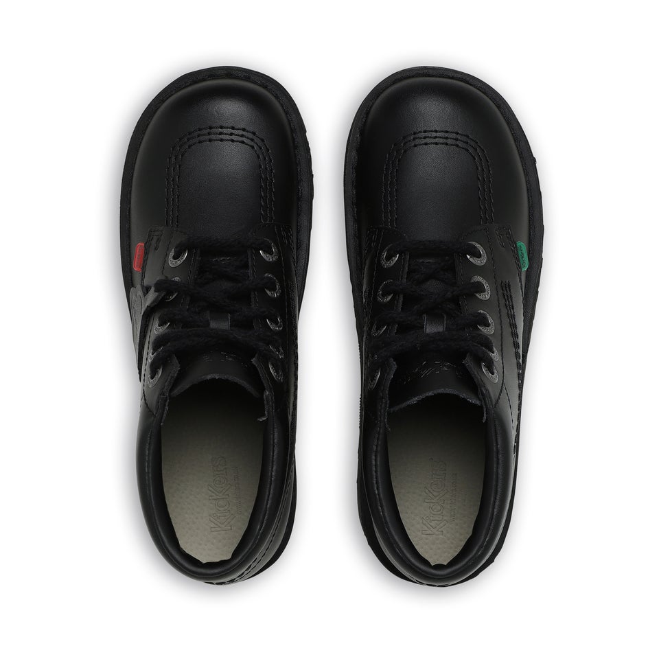 Youth Unisex Kick Hi Leather Black