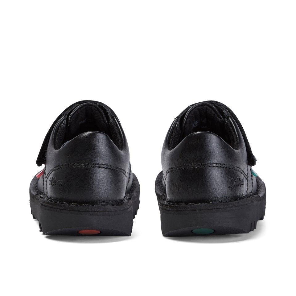 Infant Unisex Kick Lo Twin Vel Leather Black