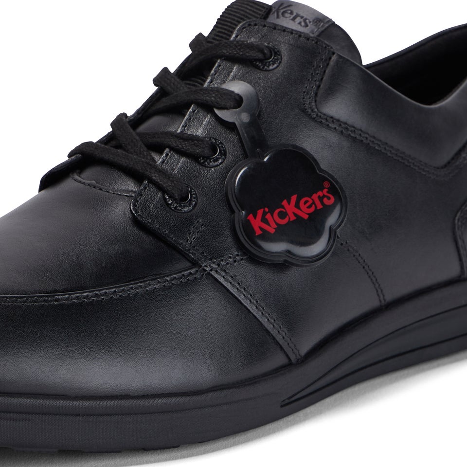 Adult Mens Troiko Lace Leather Black