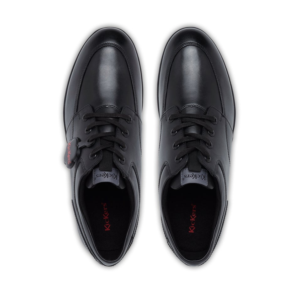 Adult Mens Troiko Lace Leather Black