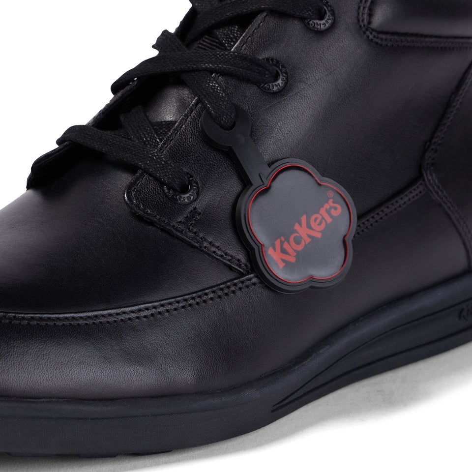 Adult Mens Troiko Lace Leather Black