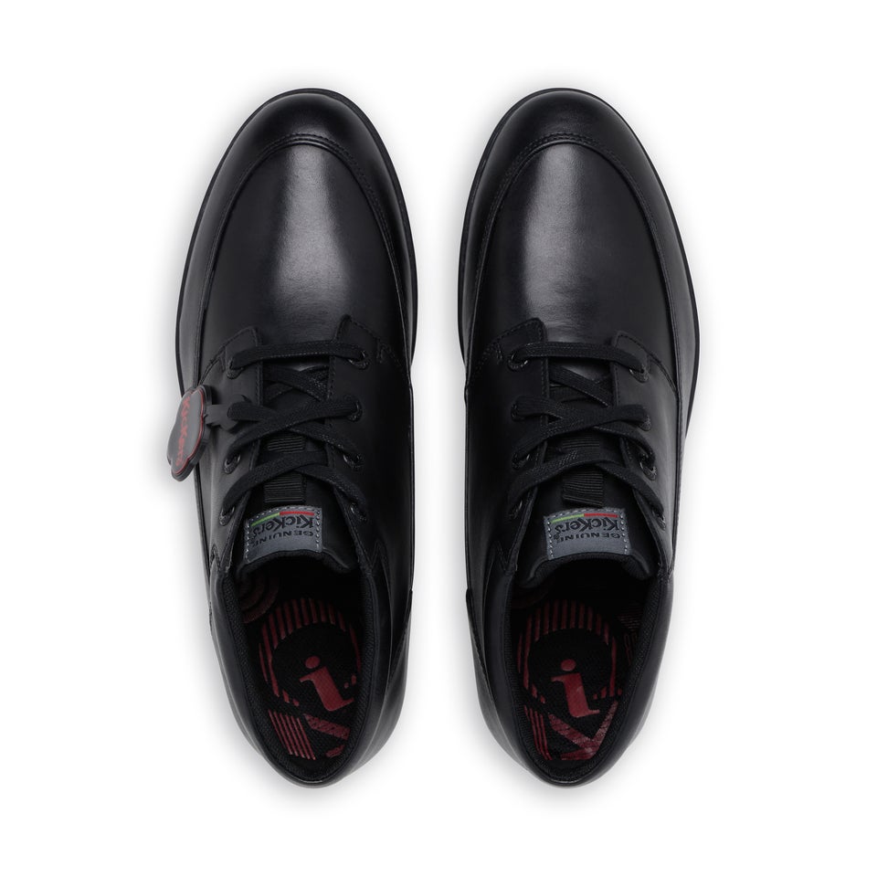 Adult Mens Troiko Lace Leather Black