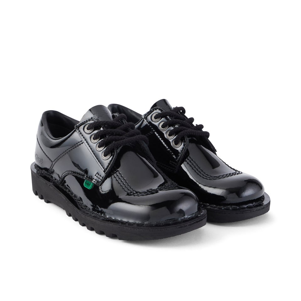 Adult Womens Kick Lo Patent Leather Black