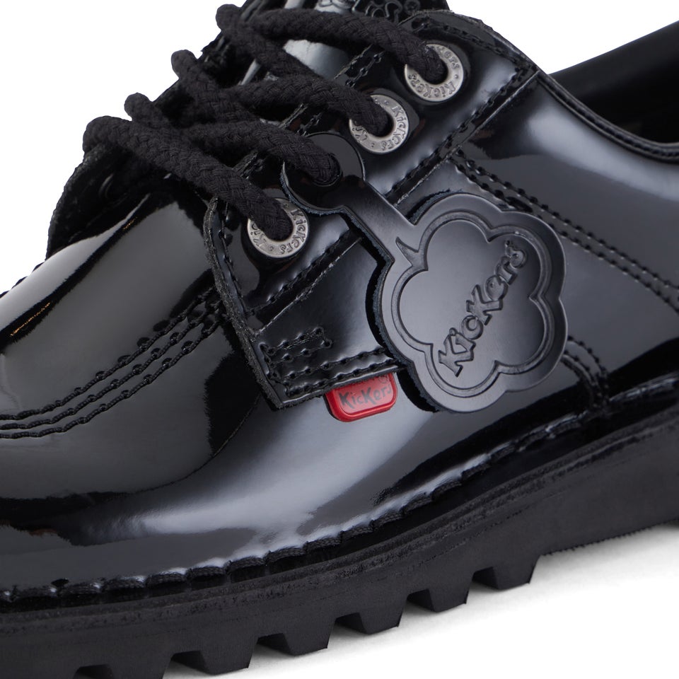 Adult Womens Kick Lo Patent Leather Black