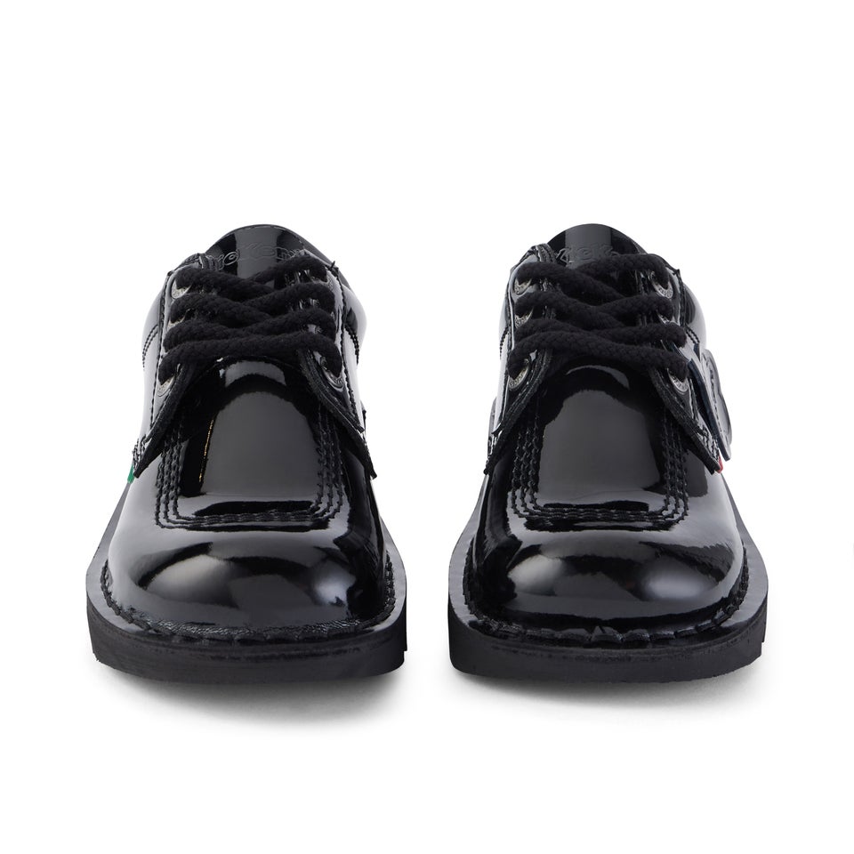 Adult Womens Kick Lo Patent Leather Black