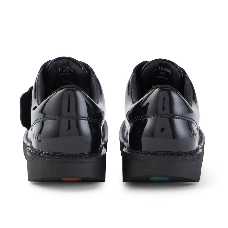 Junior Unisex Kick Lo Patent Leather Black