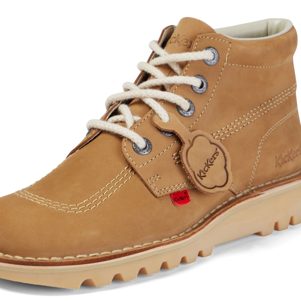 Adult Mens Kick Hi Nubuck Tan