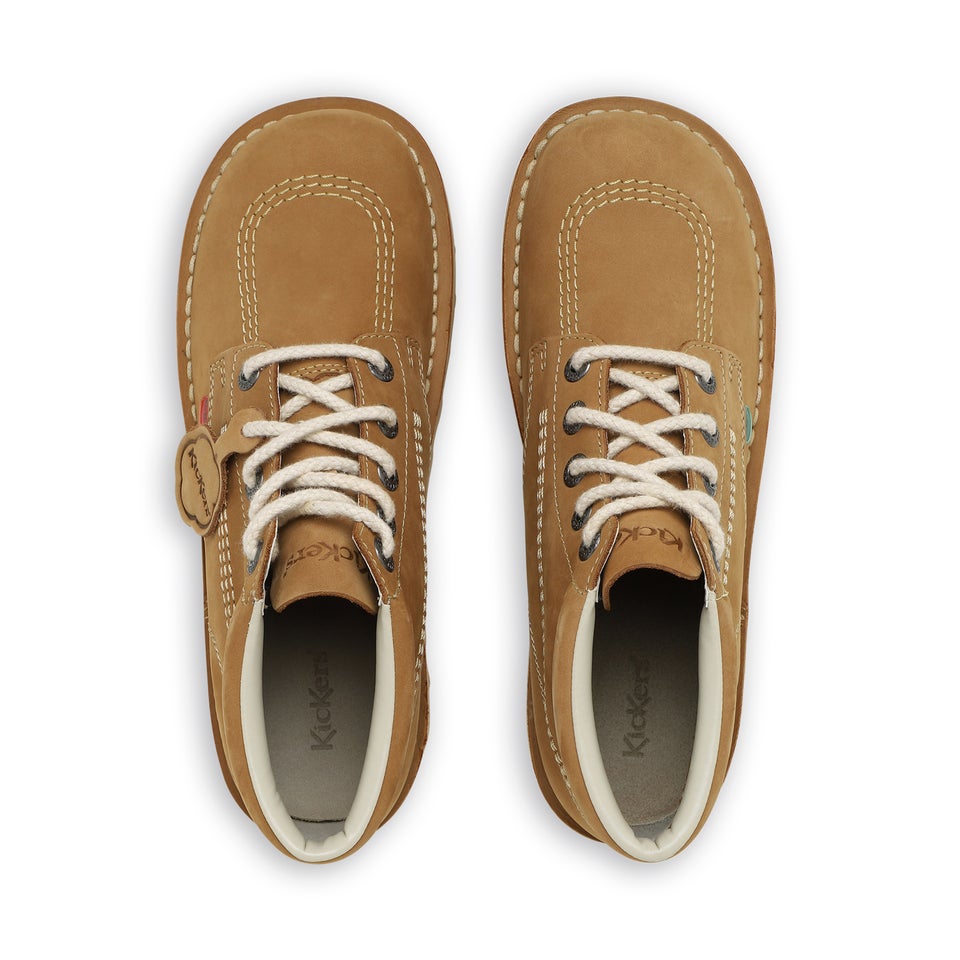 Adult Mens Kick Hi Nubuck Tan