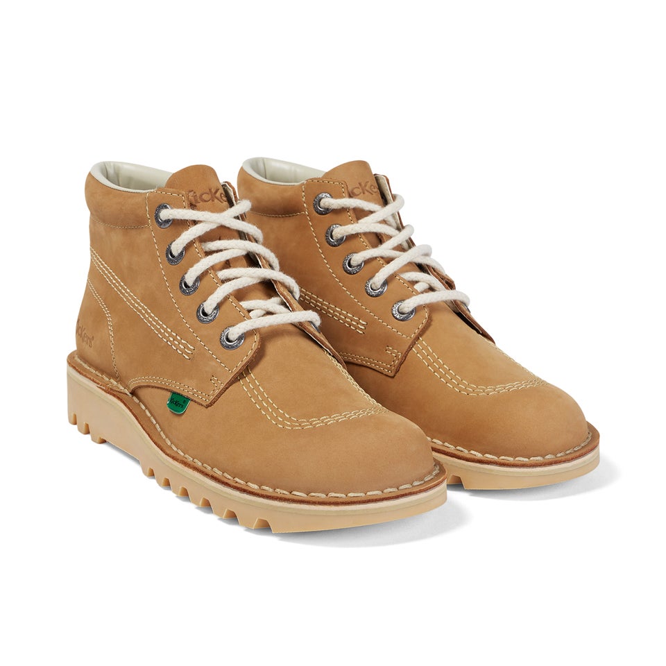 Adult Mens Kick Hi Nubuck Tan