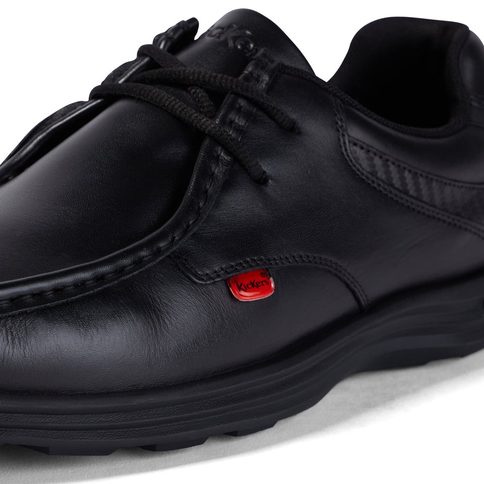 Adult Mens Reasan Lace Leather Black