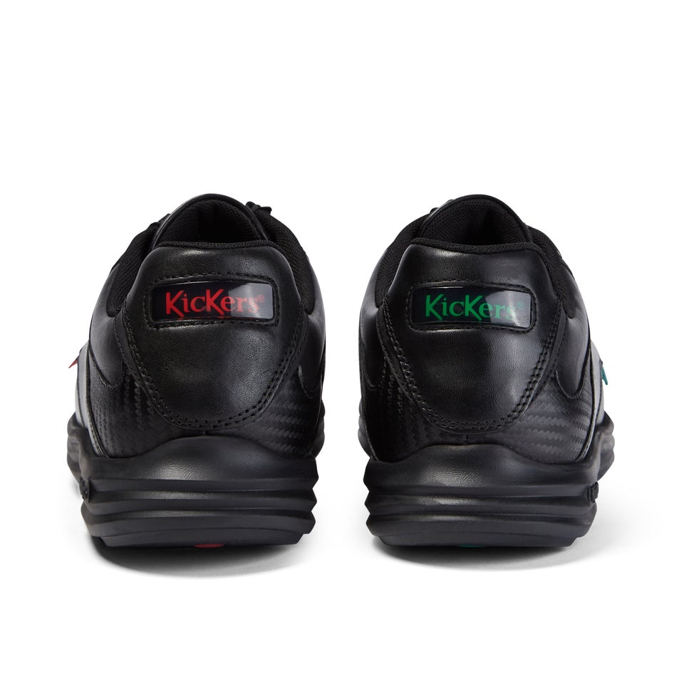 Adult Mens Reasan Lace Leather Black