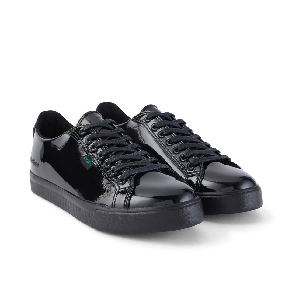Youth Womens Tovni Lacer Patent Leather Black