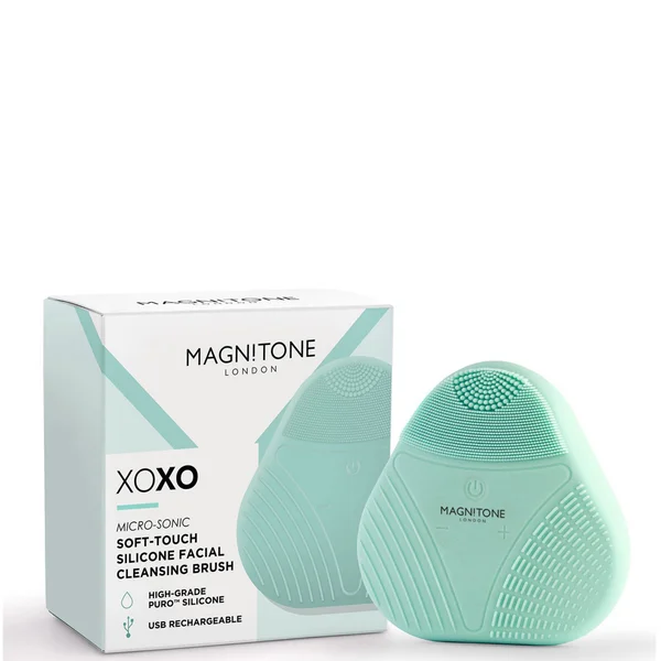 MAGNITONE London XOXO SoftTouch Silicone Cleansing Brush - Green_0