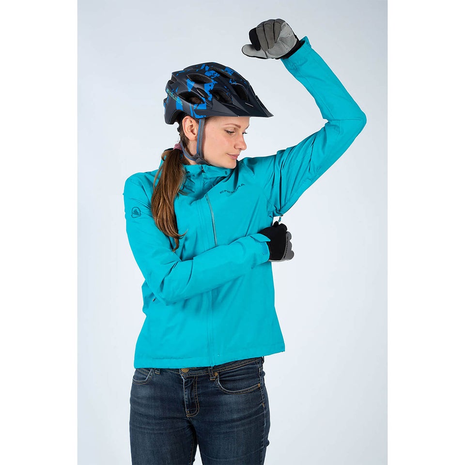Women's Hummvee Waterproof Hooded Jacket - Pacific Blue