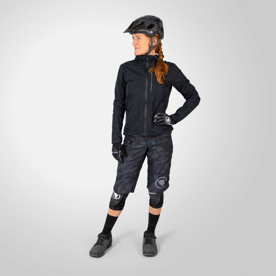 Women's Hummvee Waterproof Hooded Jacket - Black