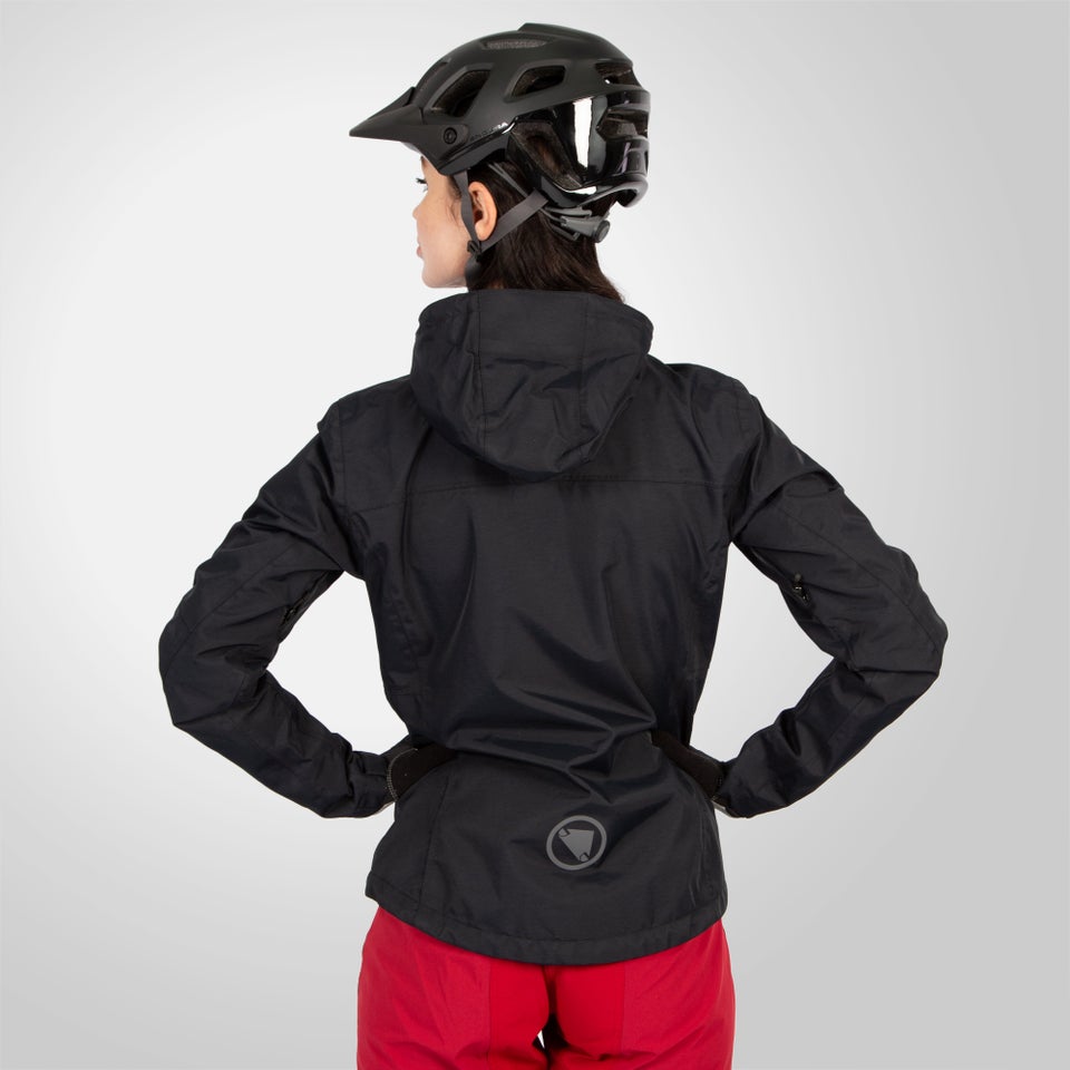 Women's Hummvee Waterproof Hooded Jacket - Black