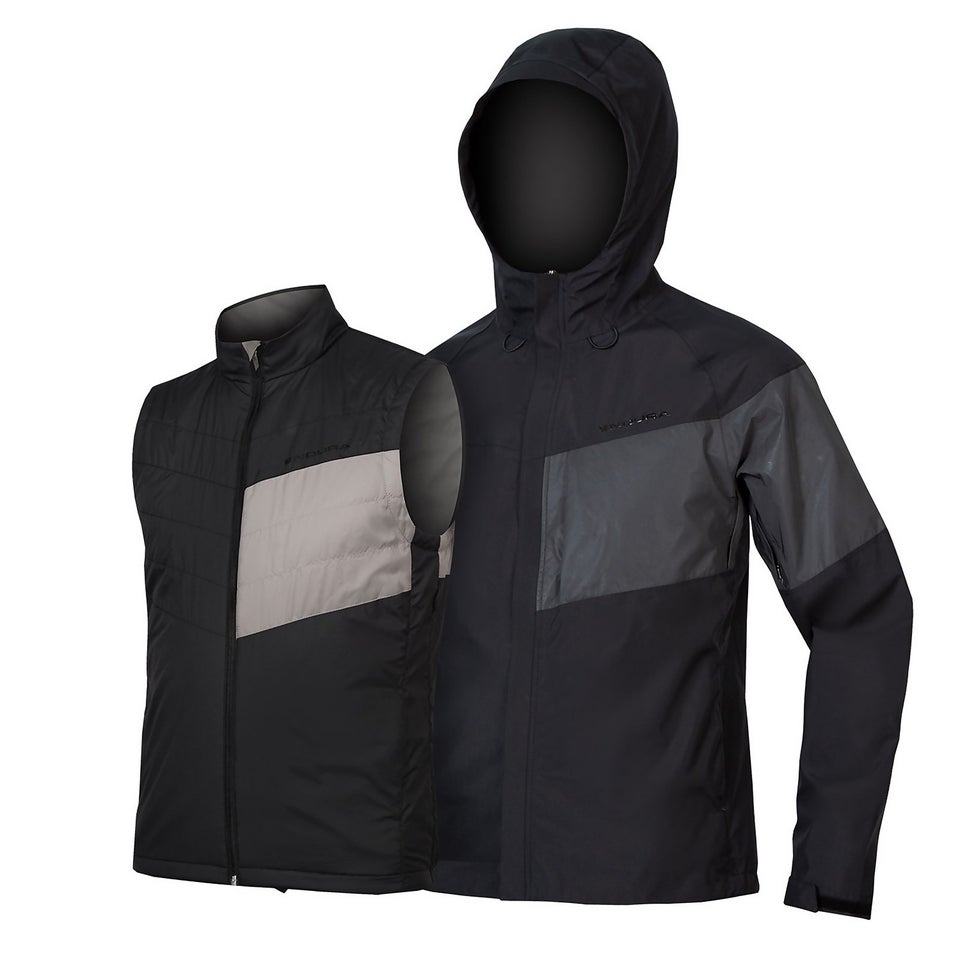 Urban Luminite 3 in 1 Jacke II für Herren - Schwarz