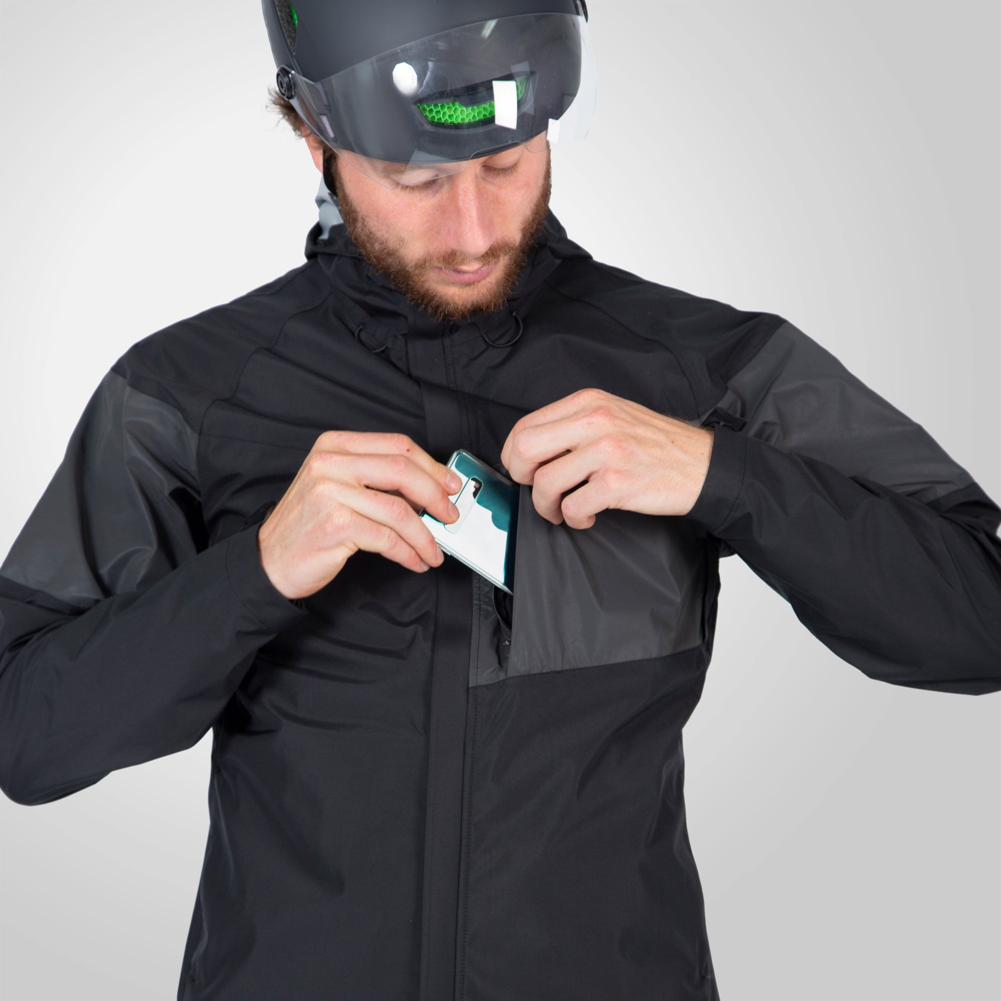 Men's Urban Luminite PrimaLoft® 3-in-1 Jacket - Black | Endura UK