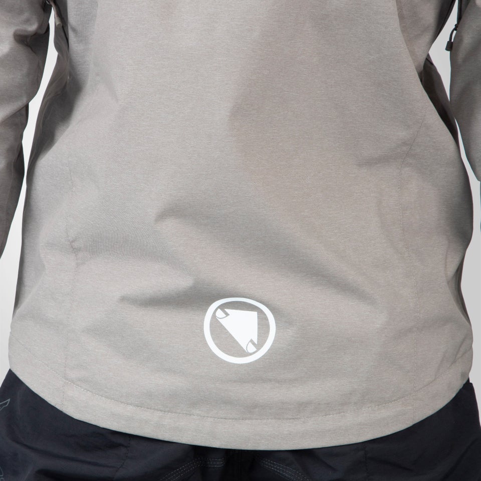 Hummvee Wasserdichte Kapuzenjacke für Herren - Fossil