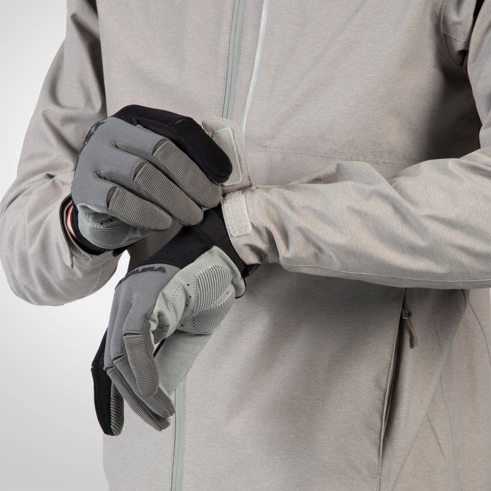 Hummvee Wasserdichte Kapuzenjacke für Herren - Fossil