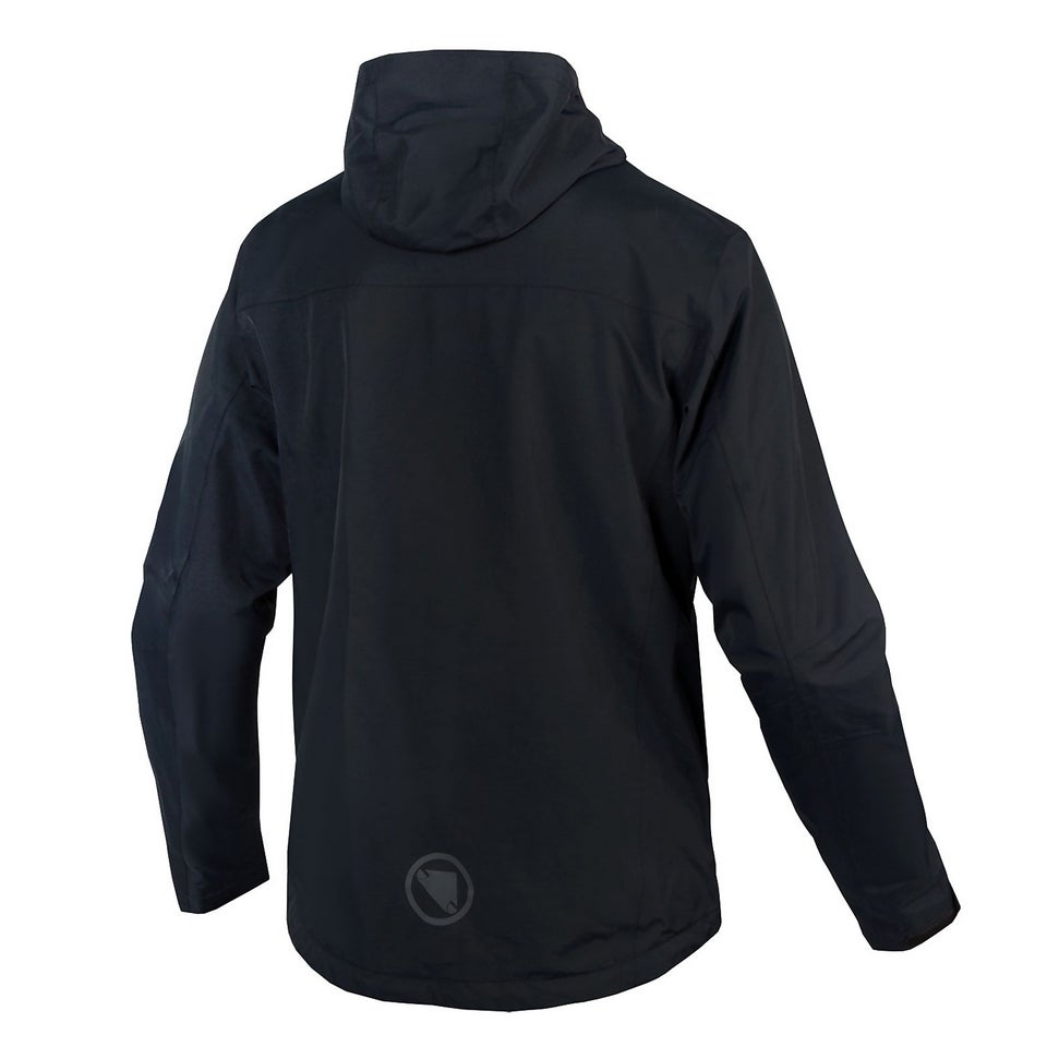 Men's Hummvee Waterproof Hooded Jacket - Black