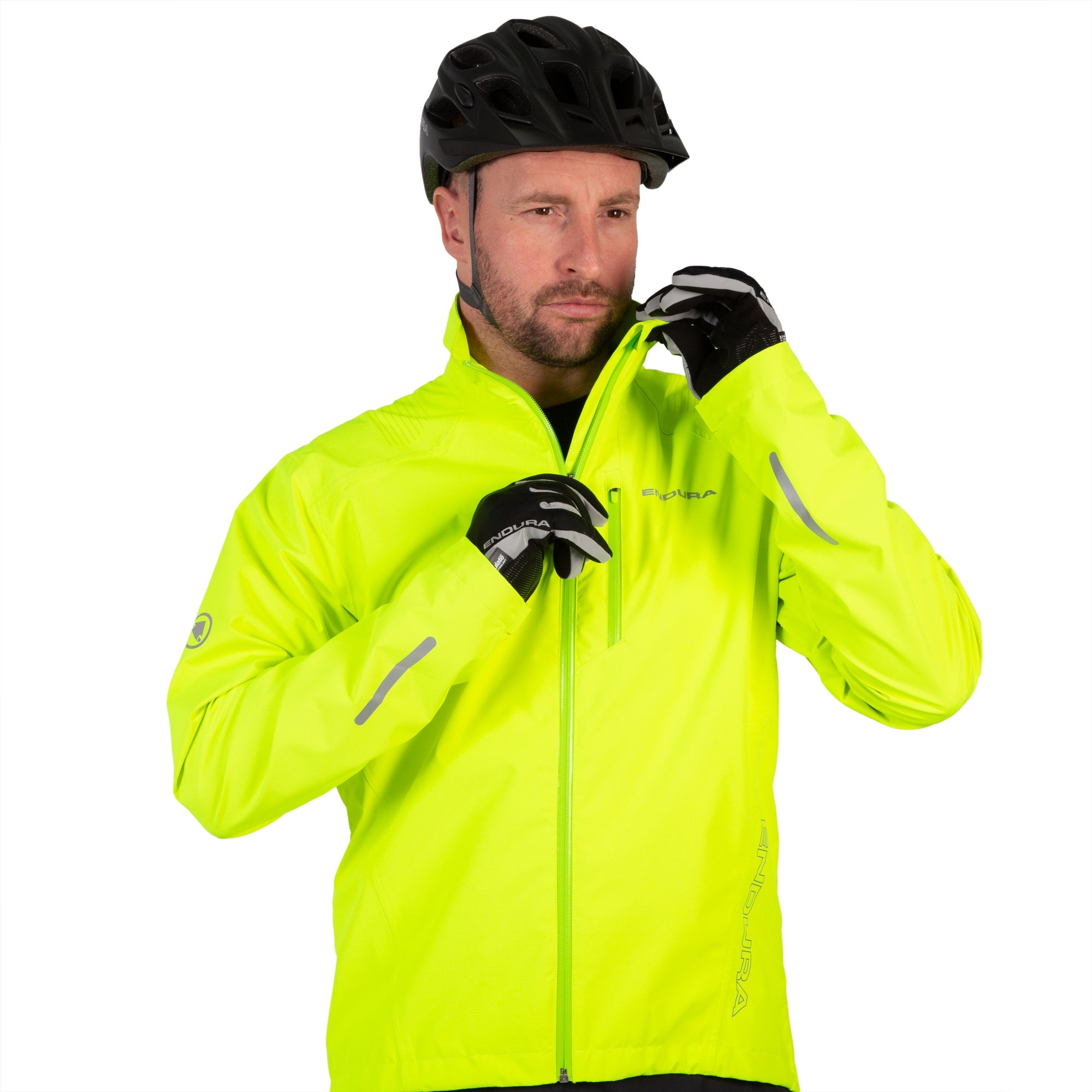 Men's Hummvee Waterproof Jacket - Bright Yellow | Endura US