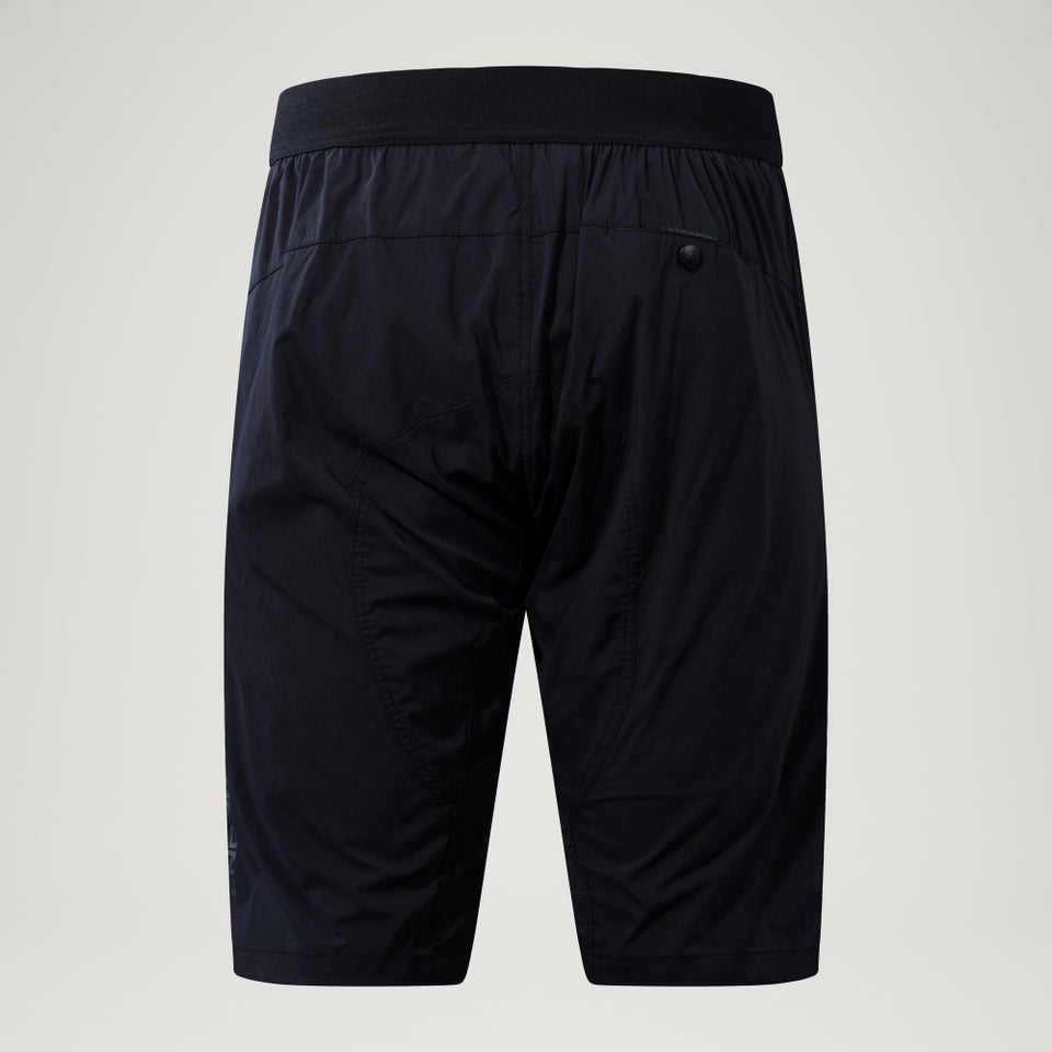 Hummvee Lite Shorts mit Innenhose für Herren - Schwarz