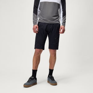 Hummvee Lite Shorts mit Innenhose für Herren - Schwarz