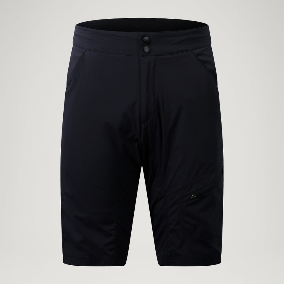 Hummvee Lite Shorts mit Innenhose für Herren - Schwarz