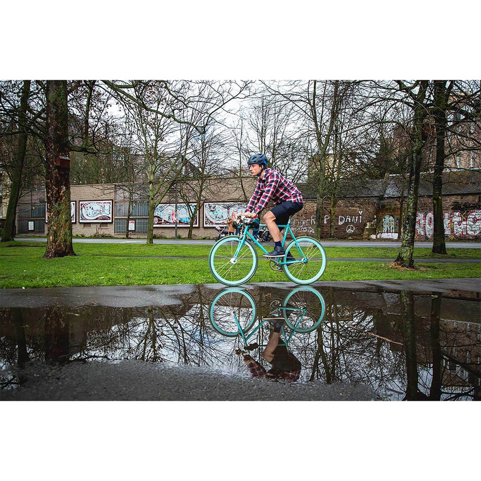 Herren Hummvee Chino Shorts mit Innenshort - Marineblau