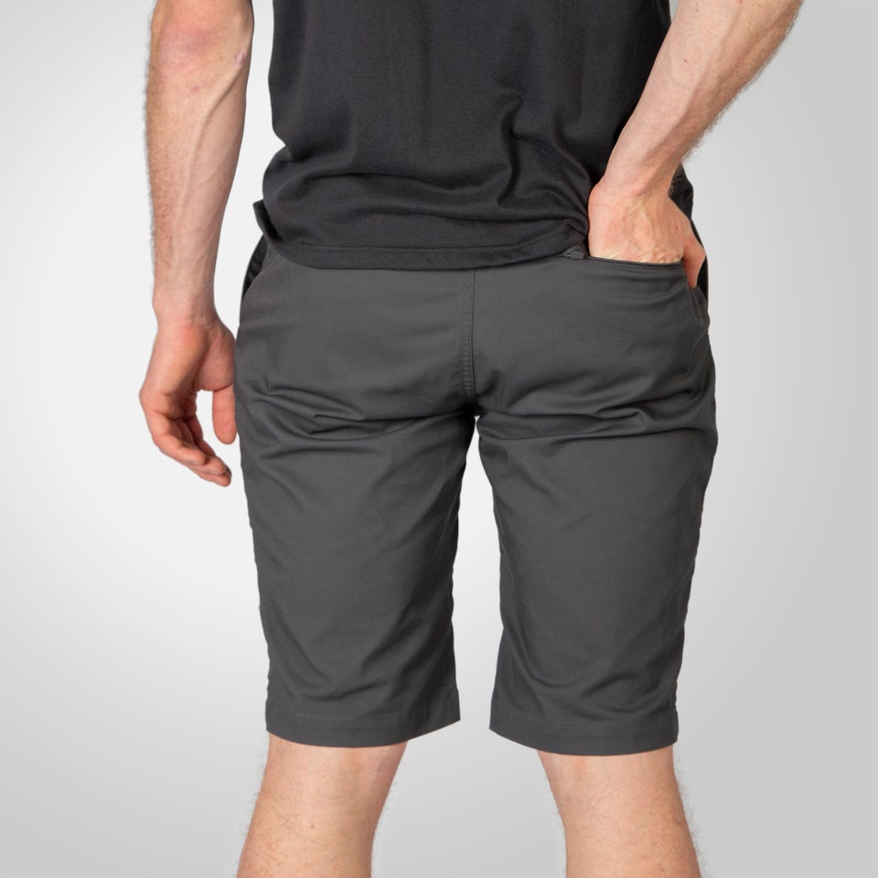 Hummvee Chino Shorts mit Innenshort für Herren - Grau