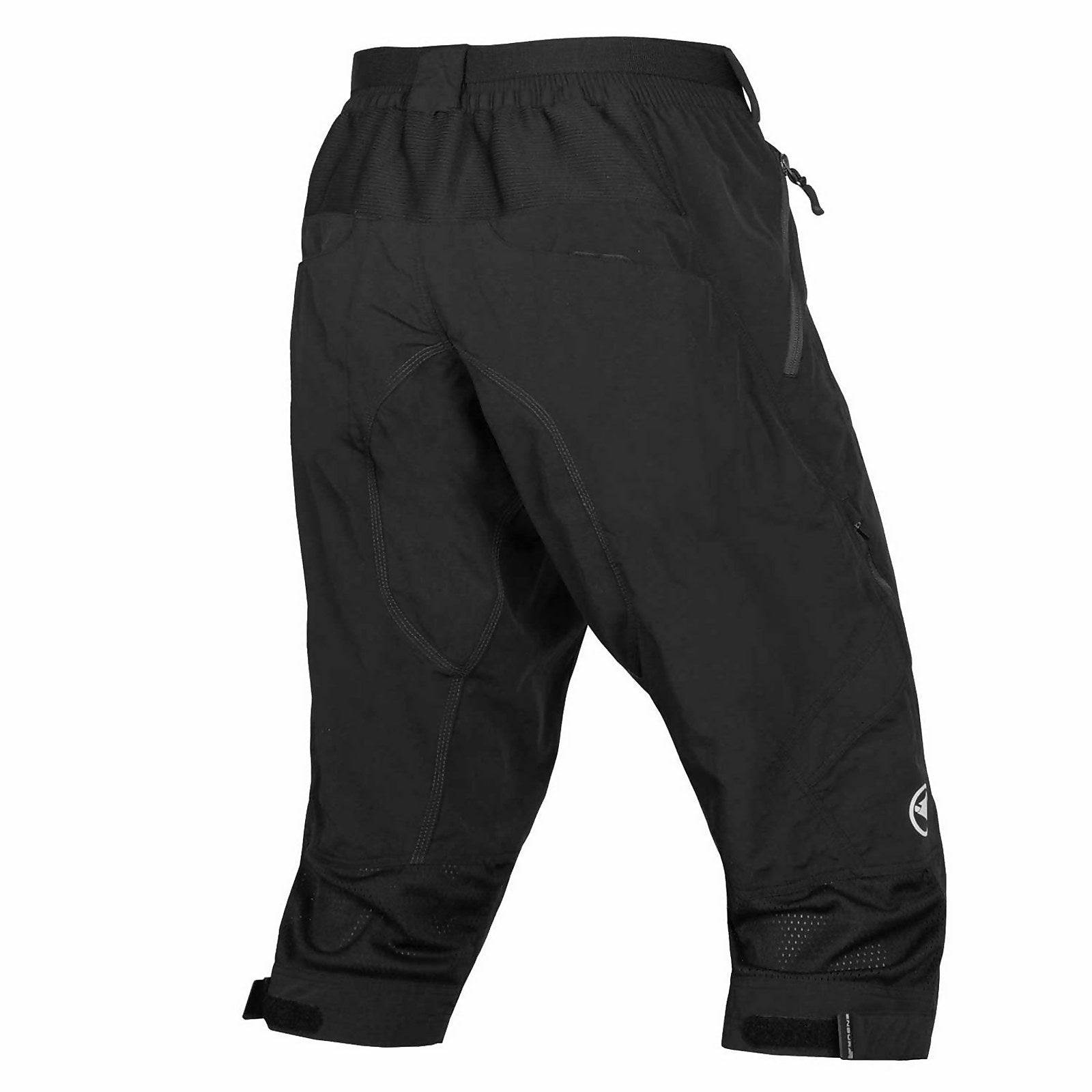 Men's Hummvee 3/4 Shorts II (With Liner) - Black | Endura US