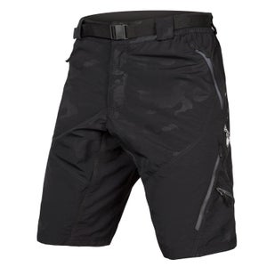 Men's Hummvee Shorts II (With Liner) - Black Camo - L