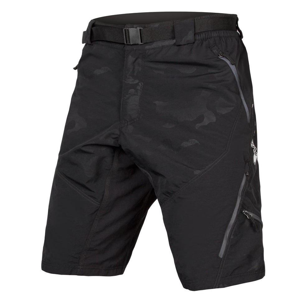 Men's Hummvee Shorts II (With Liner) - Black Camo