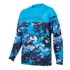 Kids MT500JR L/S Jersey - Electric Blue - 9-10yrs