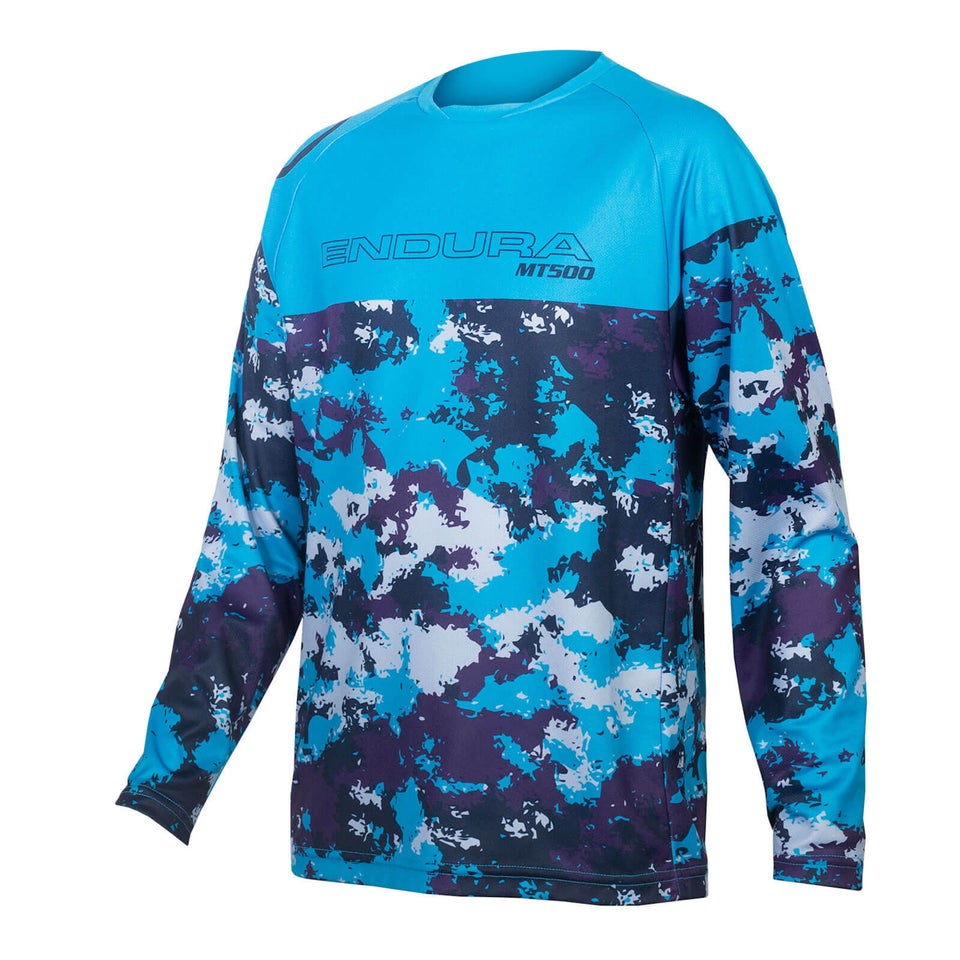 Kids MT500JR L/S Jersey - Electric Blue