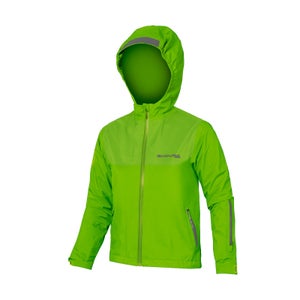 Kids MT500 Waterproof Jacket - Hi-Viz Green - 9-10yrs