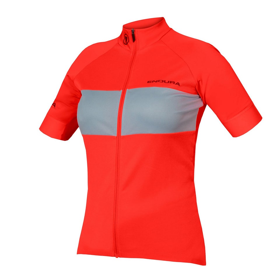 Women's FS260 S/S Jersey - Hi-Viz Coral
